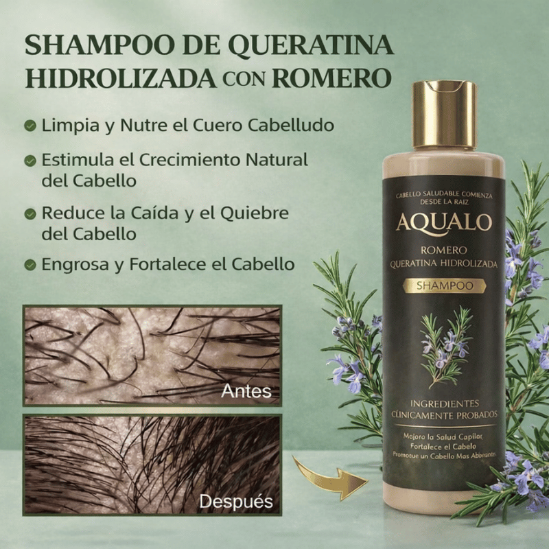 AQUALO™ Shampoo Anticaída y Crecimiento